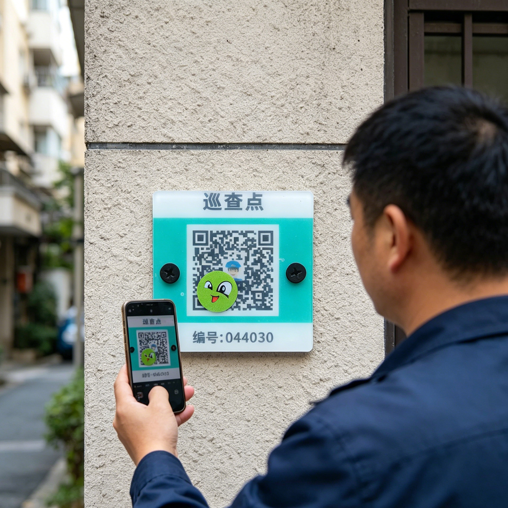 巡博士二维码巡查点